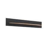 Dera Wooden Wall Shelf in Oak Artisan & Graphite - 150cm