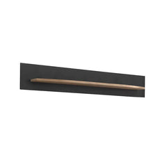 Dera Wooden Wall Shelf in Oak Artisan & Graphite - 150cm - Furniture One Shop