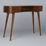 Lincoln Chestnut Wave Laptop Desk