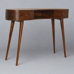 Lincoln Chestnut Wave Laptop Desk - Furniture One Shop