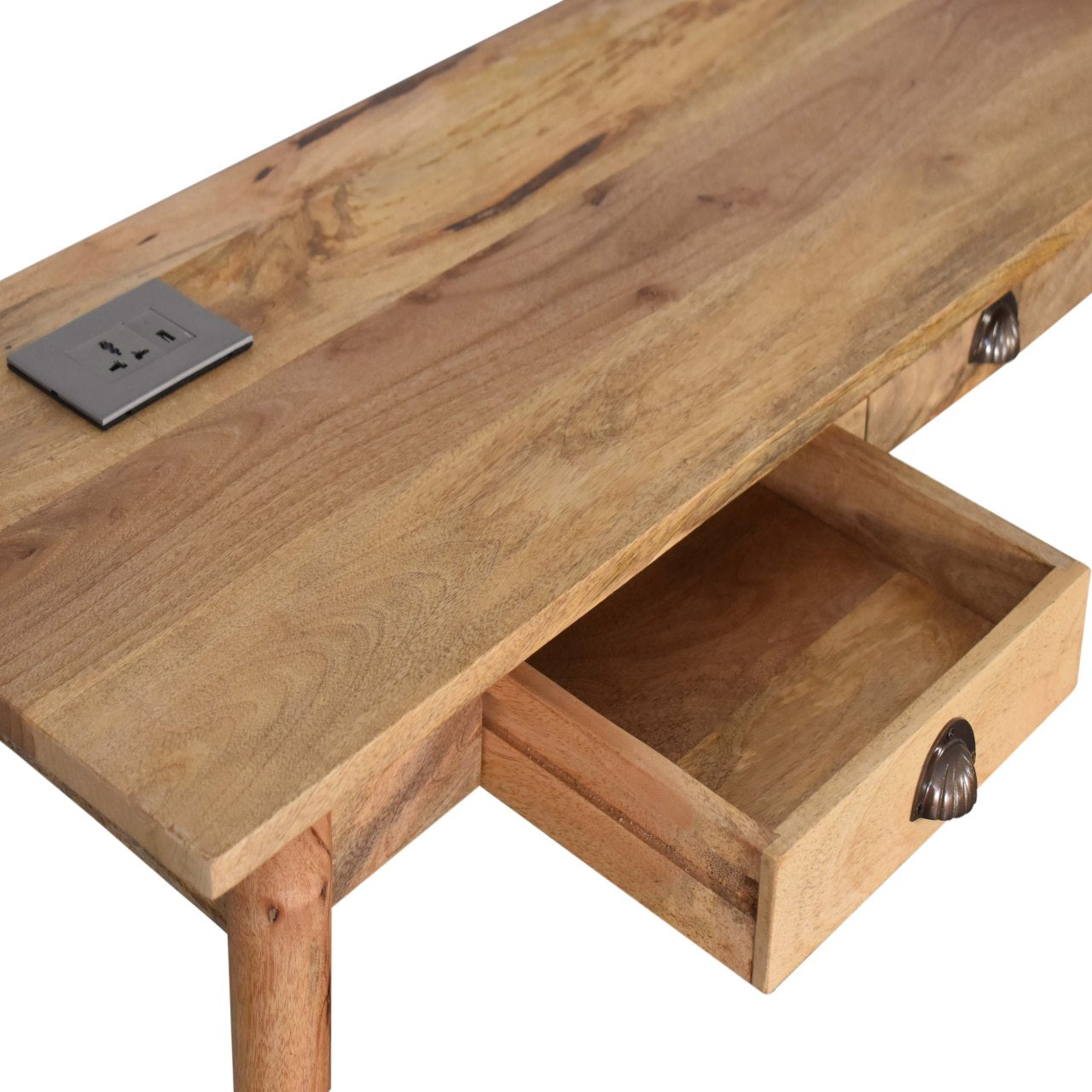 Norwich 2 Drawer Cable Laptop Desk - Furniture One Shop
