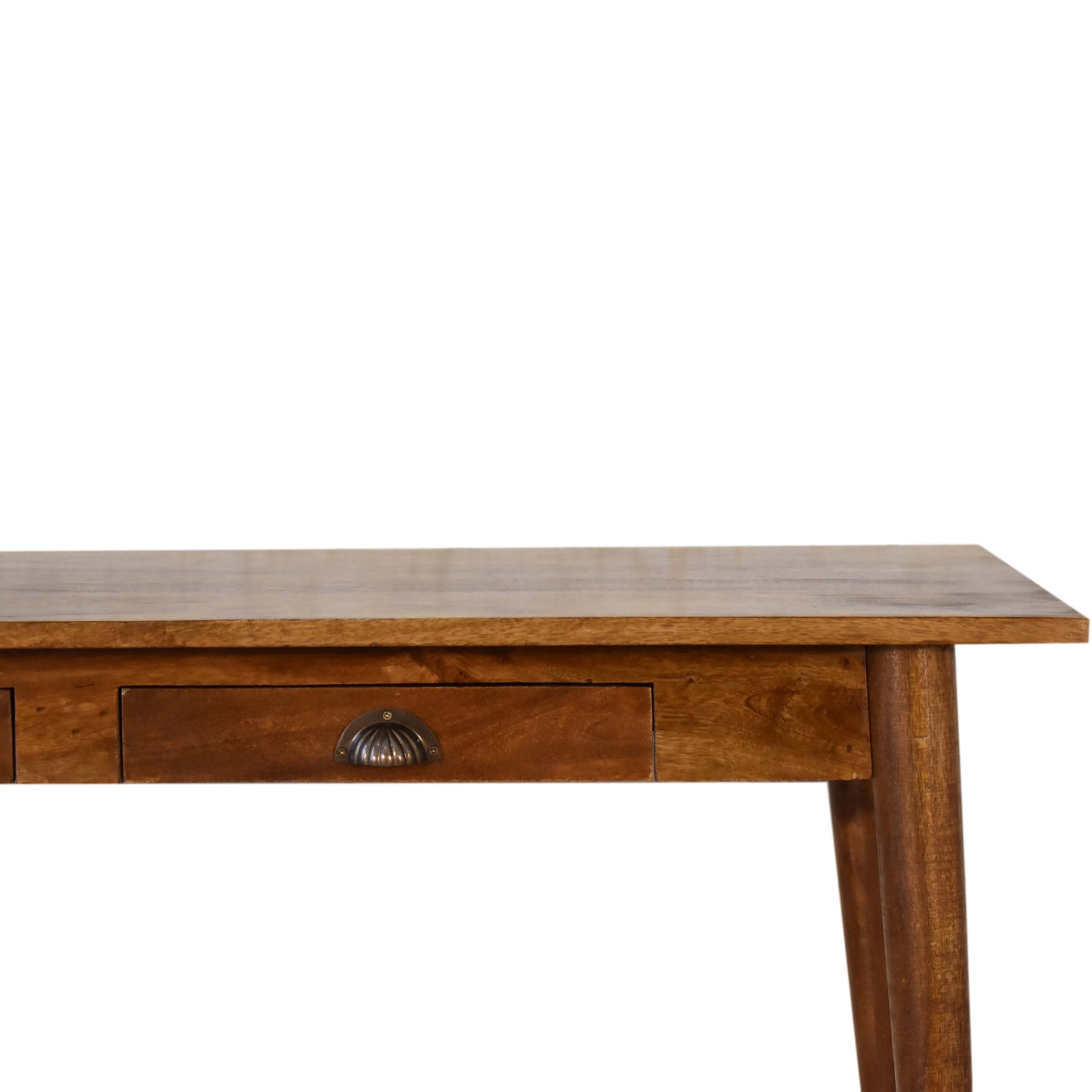 Ripon 2 Drawer Chestnut Laptop Desk - Furniture One Shop