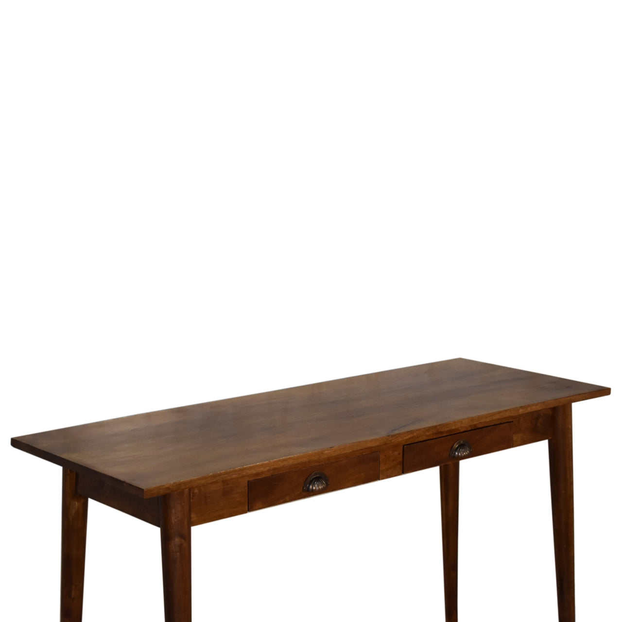 Ripon 2 Drawer Chestnut Laptop Desk - Furniture One Shop