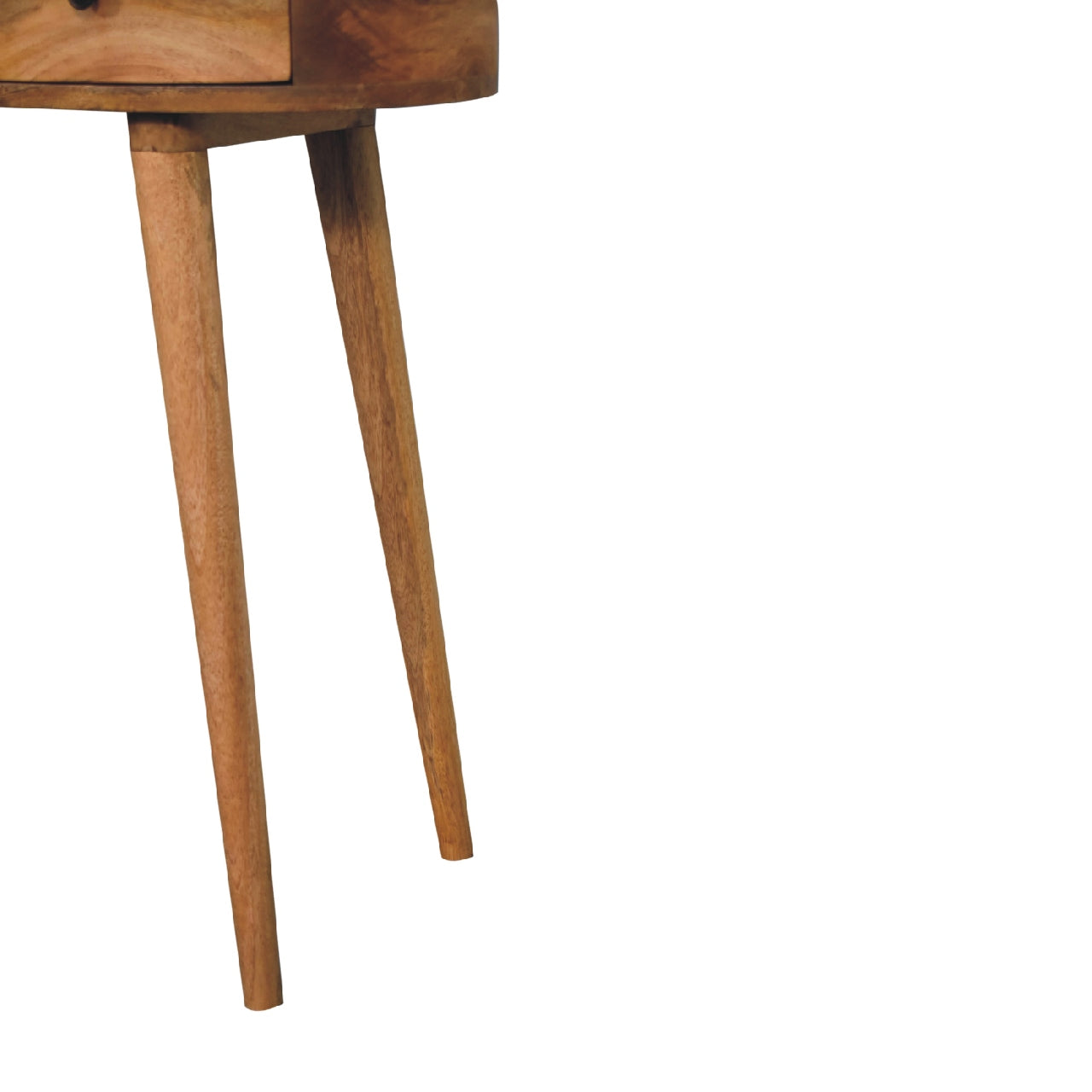 Truro Oak-ish Wave Laptop Desk - Furniture One Shop