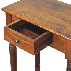 York Chestnut Turned Leg Laptop Desk - Furniture One Shop