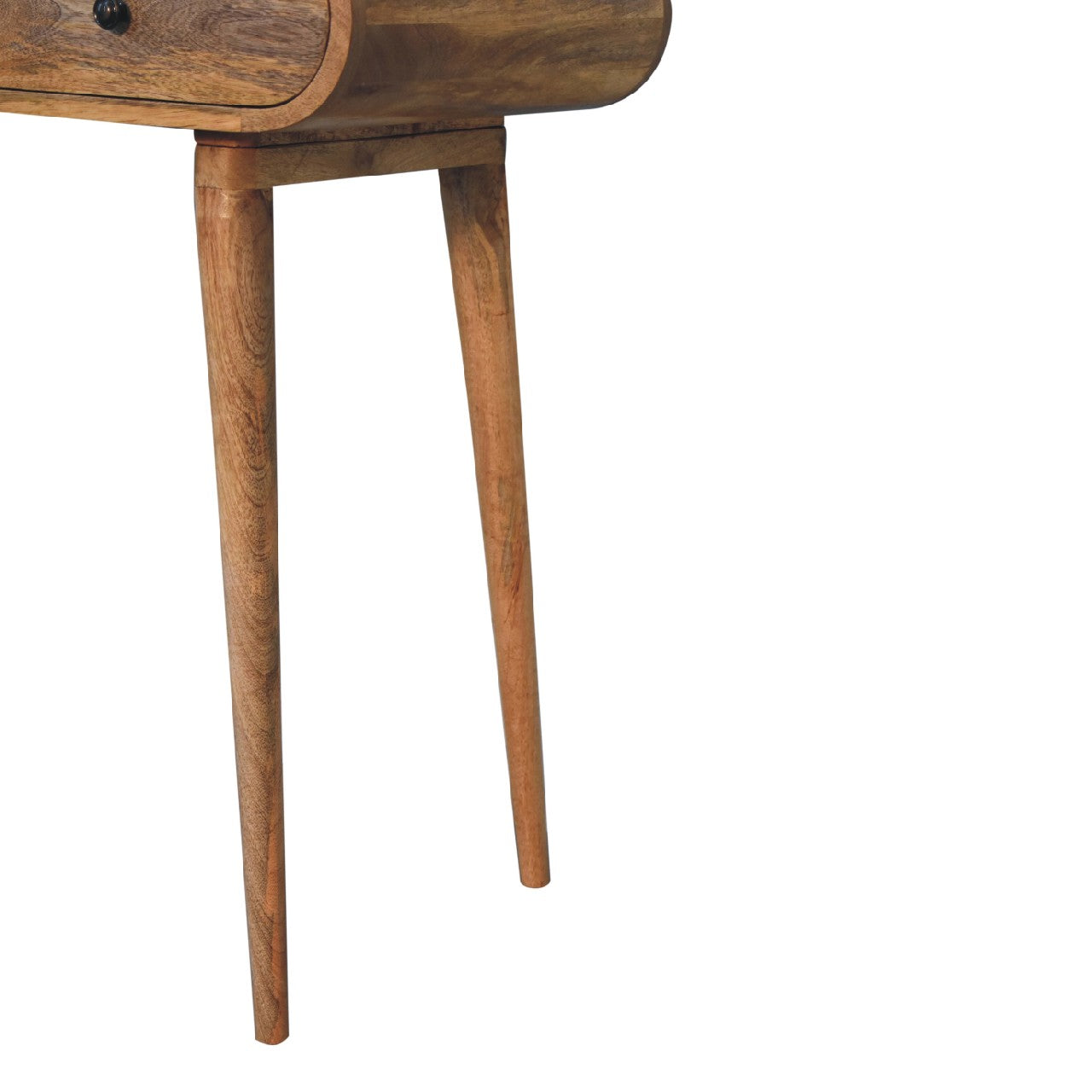 Preston Curved Chestnut Laptop Desk - Furniture One Shop