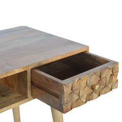 Durham Diamond Carved Laptop Desk - Furniture One Shop