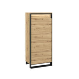 Quant Wooden Small Storage Cabinet in Oak Artisan