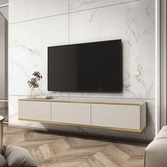 Oro Floating TV Cabinet in Beige - 175cm - Furniture One Shop