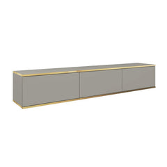Oro Floating TV Cabinet in Grey - 175cm - Furniture One Shop