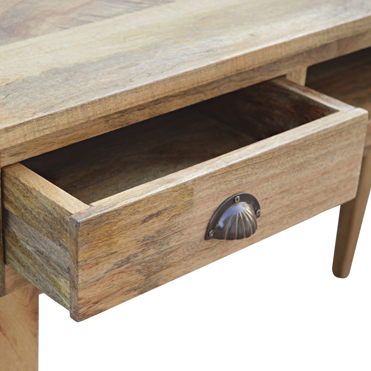 Bradford 2 Drawer Shell Laptop Desk - Furniture One Shop