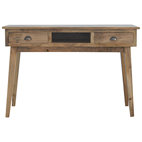 Bradford 2 Drawer Shell Laptop Desk - Furniture One Shop