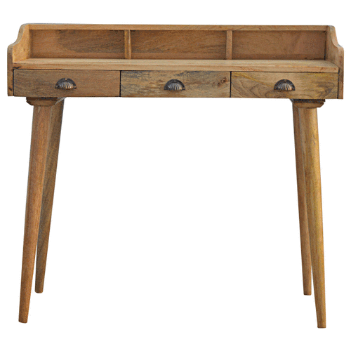 Carlisle Gallery Back Shell Laptop Desk - Furniture One Shop