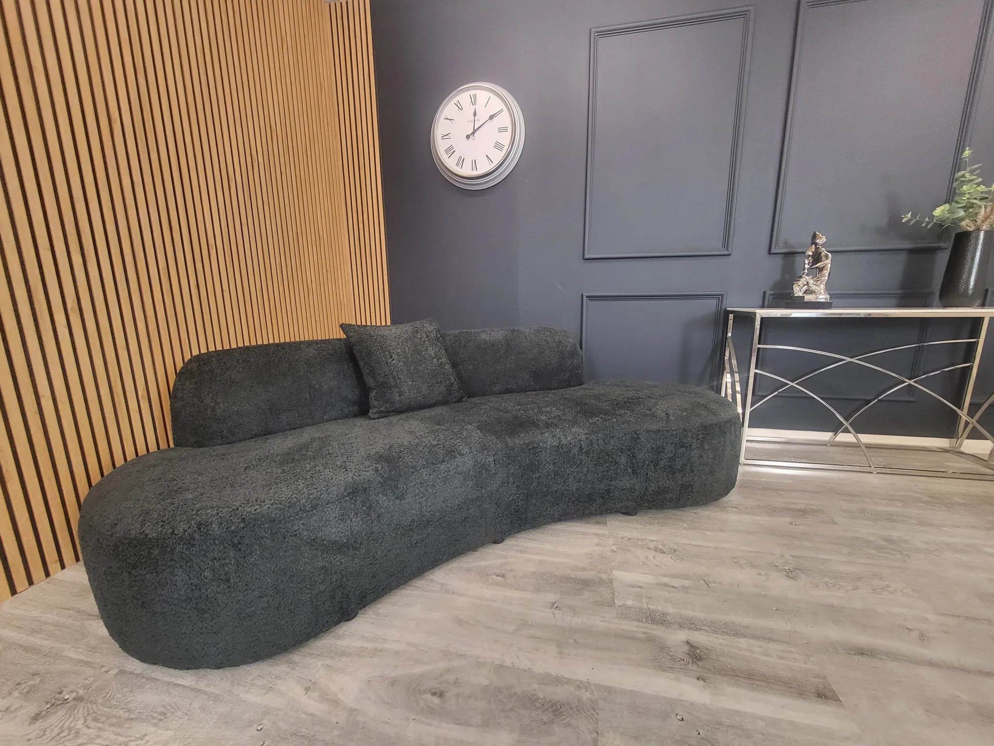 Miami 3 Seater Sofa in Black