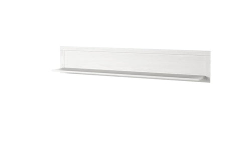 Evora Wooden Wide Wall Shelf in Abisko Ash