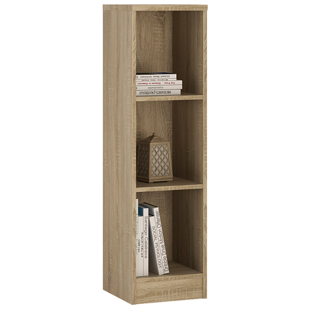 4YOU Medium Narrow Bookcase in Sonoma OaK