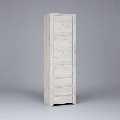 Angel Tall Narrow 1 Door 3 Drawer Storage Cabinet - Furniture One Shop