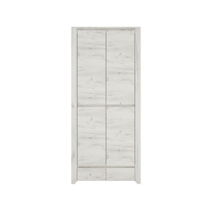 Angel Wooden Wardrobe with 2 Doors and 2 Drawers