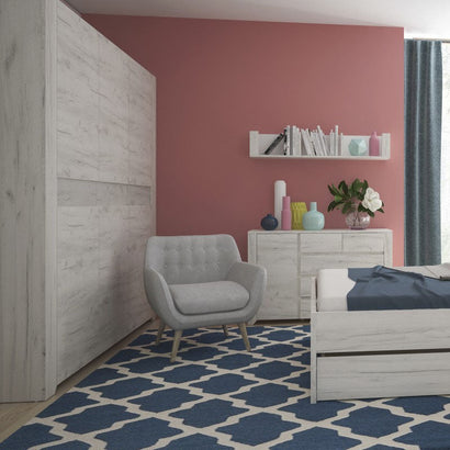 Angel Wardrobe with 3 Doors - Furniture One Shop