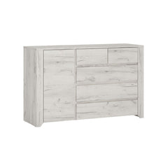 Angel Wooden 1 Door 5 Drawers Sideboard - Furniture One Shop