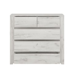 Angel Wooden Chest of Drawers with 5 Drawers - Furniture One Shop