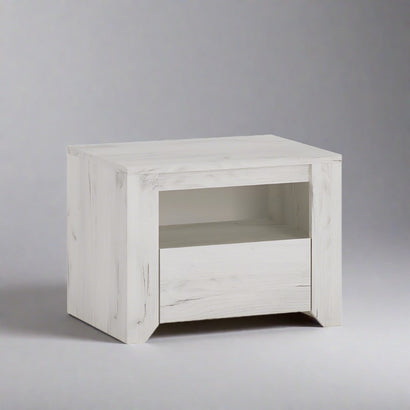 Angel 1 Drawer Bedside Cabinet - Furniture One Shop