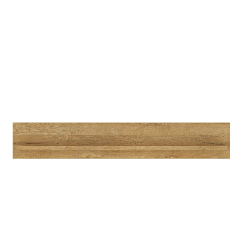 Cortina Wooden Wall Shelf in Grandson Oak - 117cm