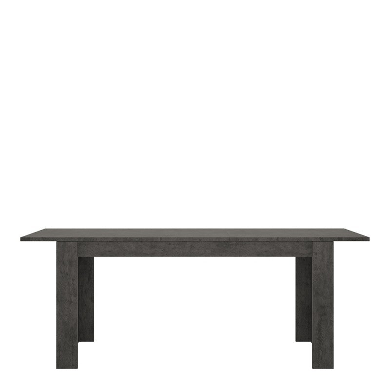 Zingaro Wooden Extending Dining Table in Slate Grey