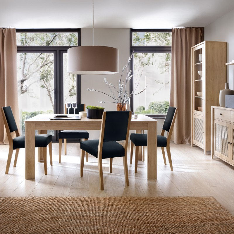 Cestino Extendable Dining Table 160-200 cm In Jackson Hickory Oak