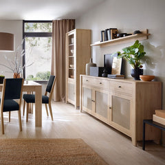 Cestino Shelf In Jackson Hickory Oak - 150cm - Furniture One Shop