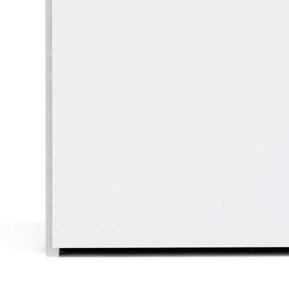 Space Wooden Wardrobe 3 Doors in White