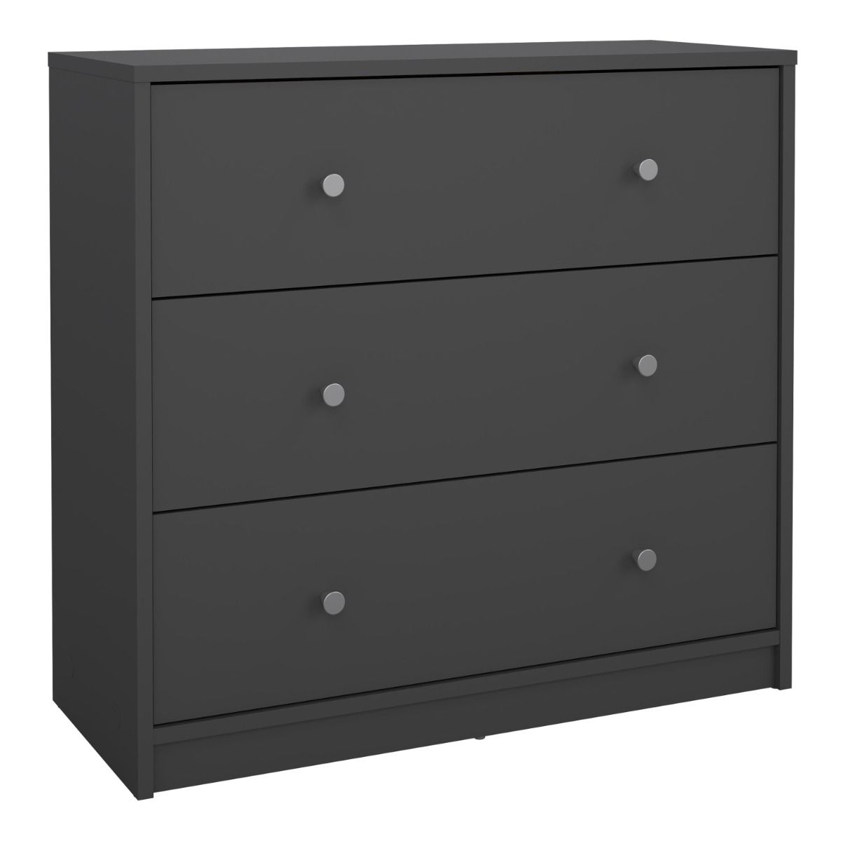 May Chest of 3 Drawers in Grey - UK