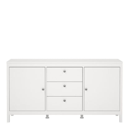 Madrid Sideboard 2 doors + 3 drawers in White