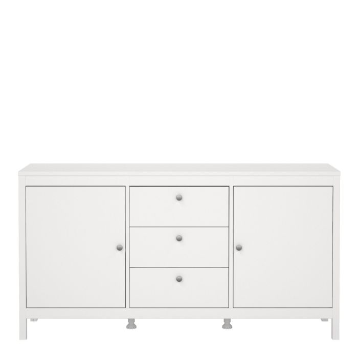 Madrid Sideboard 2 doors + 3 drawers in White