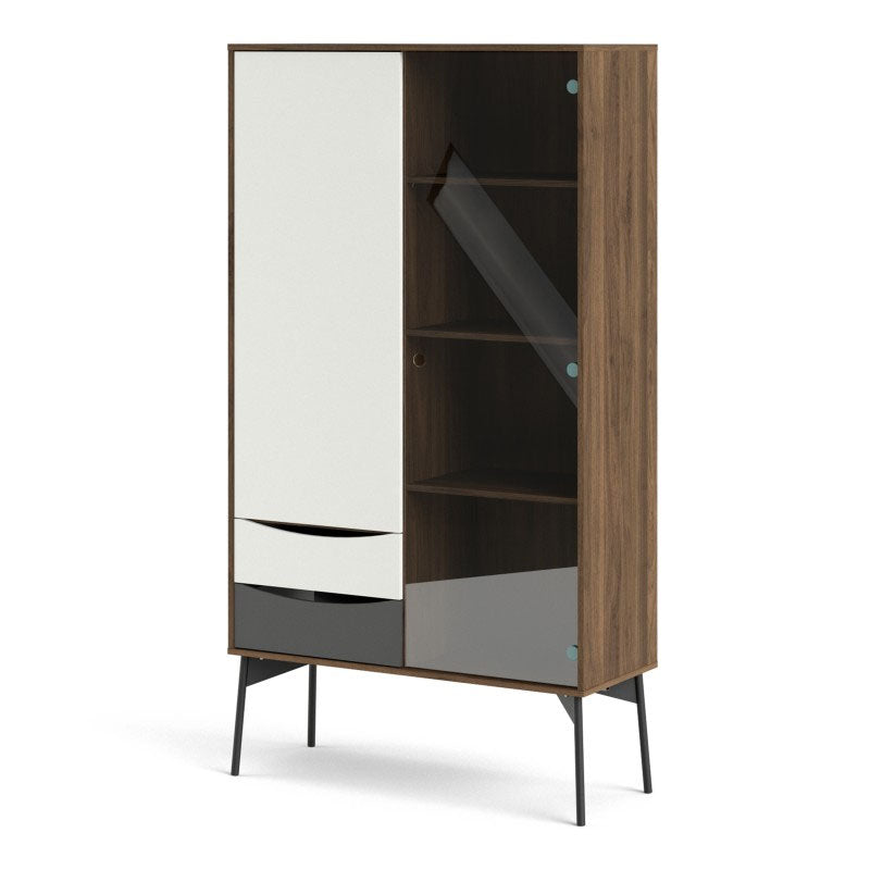 Fur Wide Display Cabinet 2 Doors and 2 Drawers