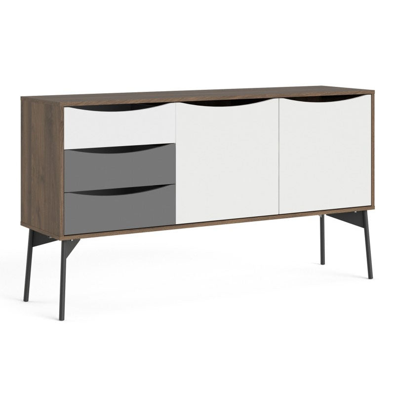 Fur 2 Doors 3 Drawers Sideboard