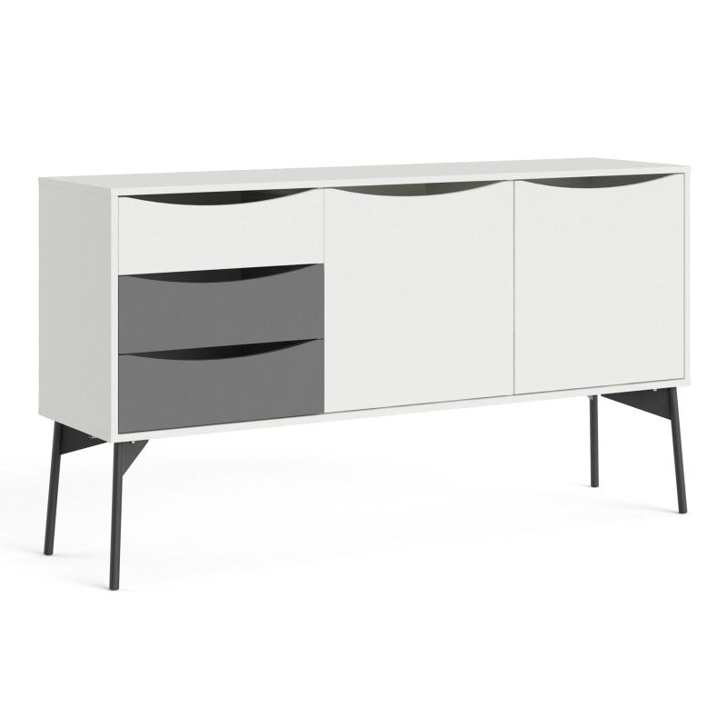 Fur 2 Doors 3 Drawers Sideboard