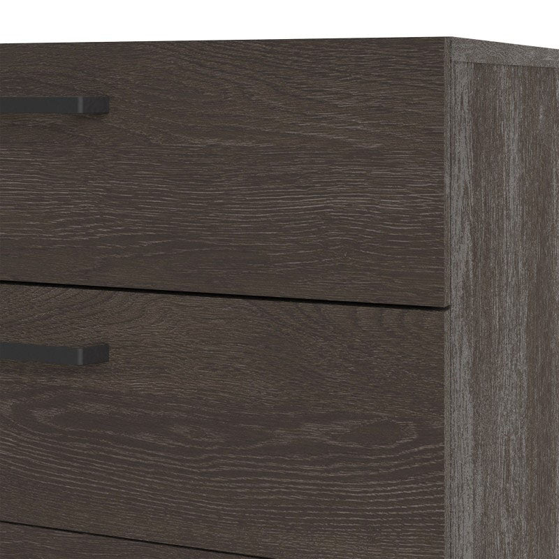 Dallaz Double Dresser 8 Drawers in Rovere Gessato Dark Oak