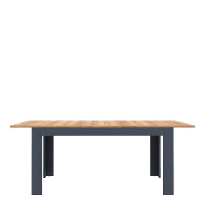 Bohol Extending Dining Table in Riviera Oak/Navy