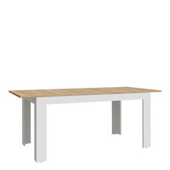 Bohol Extending Dining Table in Riviera Oak/White - Furniture One Shop