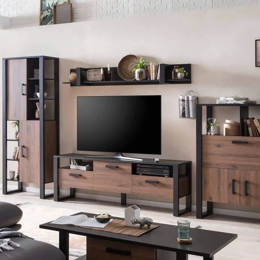 Nordi VC Living Room Set in Okapi Walnut