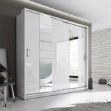 Arti AR-14 Large Wardrobe With 2 Sliding Doors in Matt White