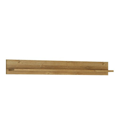 Cortina Wooden Wall Shelf in Grandson Oak - 156cm