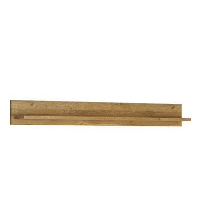 Cortina Wooden Wall Shelf in Grandson Oak - 156cm - Furniture One Shop