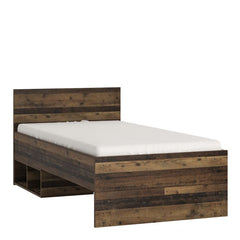 Brooklyn Single Bed 90 cm in Walnut - Furniture One Shop