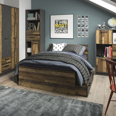 Brooklyn Underbed Drawer in Walnut and Dark Matera Grey - Furniture One Shop