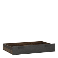 Brooklyn Underbed Drawer in Walnut and Dark Matera Grey - Furniture One Shop
