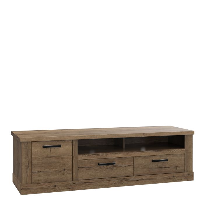 Corona TV Unit  in Tabak Oak