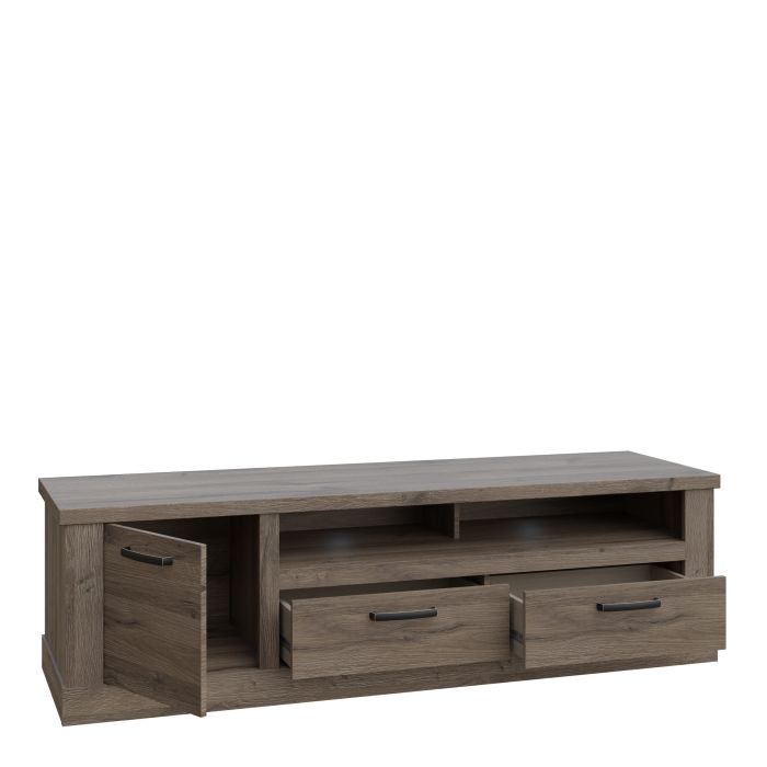 Corona TV Unit  in Tabak Oak