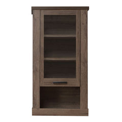 Corona Wall Display cabinet in Tabak Oak - Furniture One Shop